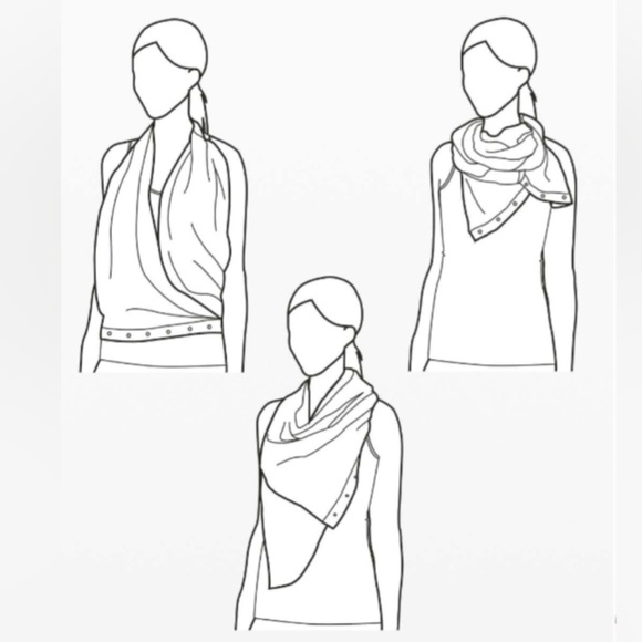 Lululemon🍋 Vinyasa Scarf Foulard Vinyasa Incognito Camo Multi Grey - Picture 14 of 14
